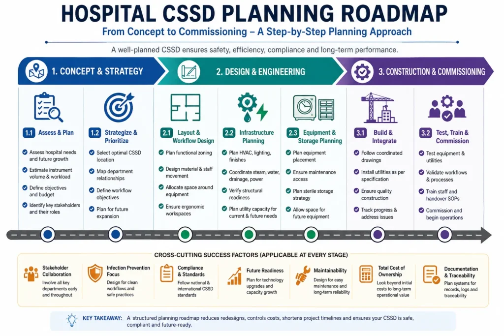 hospital cssd planning roadmap by arktech scientific